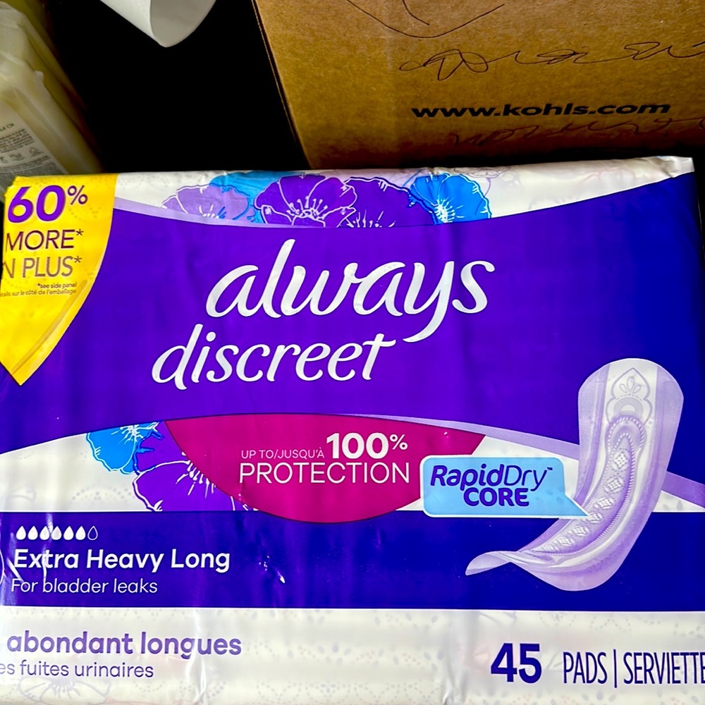 New in package women's always